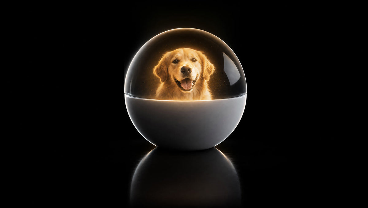 The Memory Orb glowing